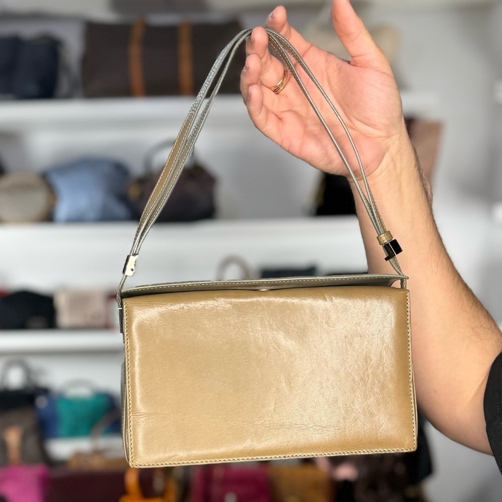 GUCCI TOM FORD STRUCTURED SHOULDER BAG